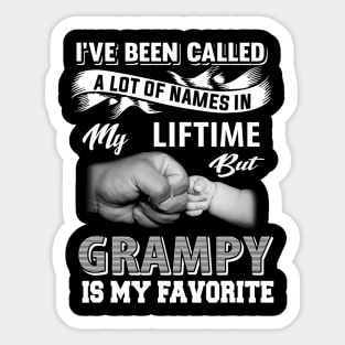 Grampy Is My Favorite Name Funny Grandpa Gift Father's day Sticker